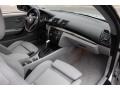 Gray Boston Leather 2010 BMW 1 Series 128i Coupe Dashboard