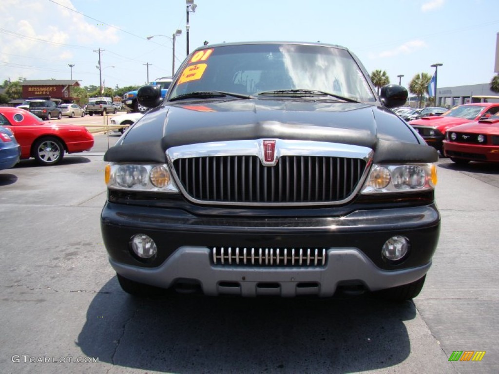 2001 Navigator 4x4 - Black Clearcoat / Medium Parchment photo #3