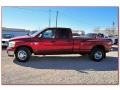 2007 Inferno Red Crystal Pearl Dodge Ram 3500 Lone Star Quad Cab Dually  photo #3