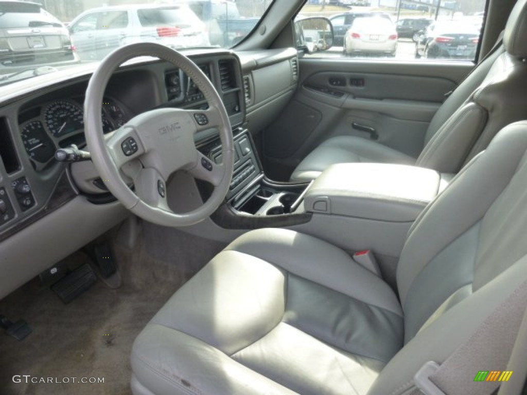 Stone Gray Interior 2005 GMC Yukon Denali AWD Photo #76533328