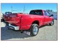 2007 Inferno Red Crystal Pearl Dodge Ram 3500 Lone Star Quad Cab Dually  photo #10