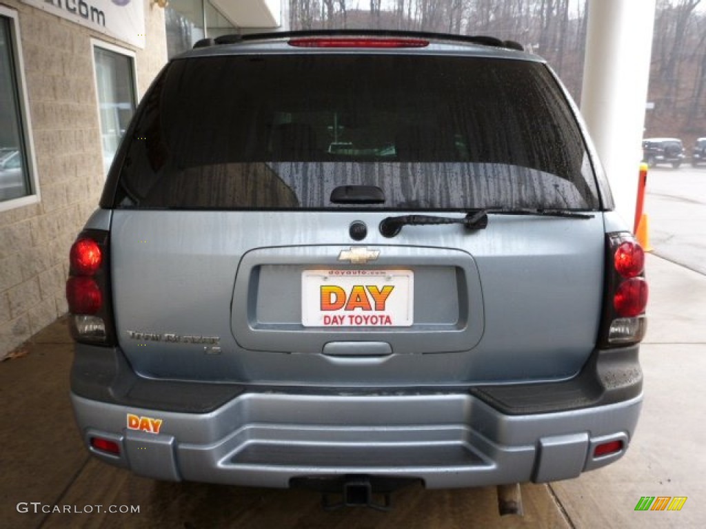 2006 TrailBlazer LS 4x4 - Silver Blue Metallic / Light Gray photo #3