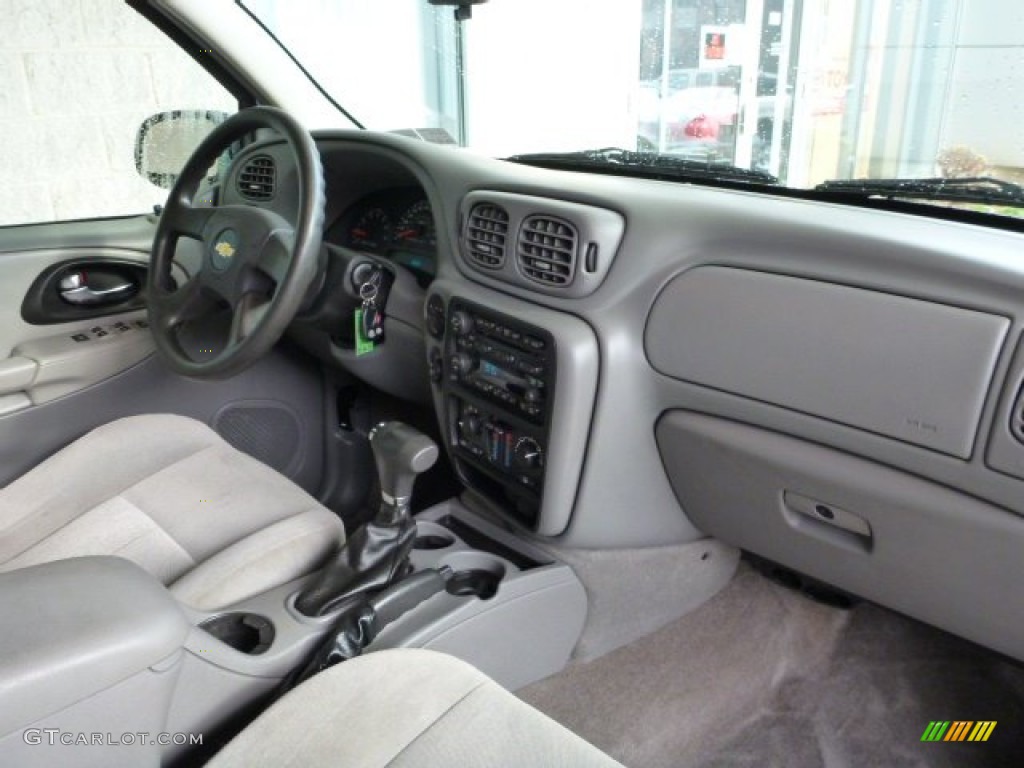 2006 TrailBlazer LS 4x4 - Silver Blue Metallic / Light Gray photo #10