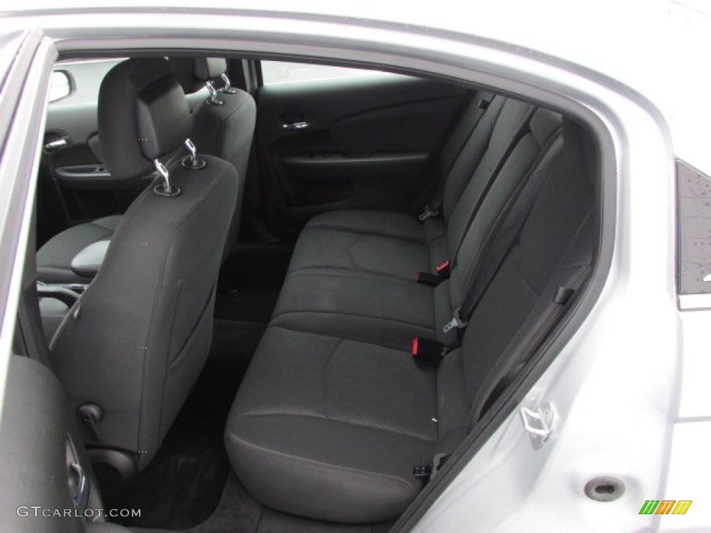Black Interior 2012 Chrysler 200 Touring Sedan Photo #76533635