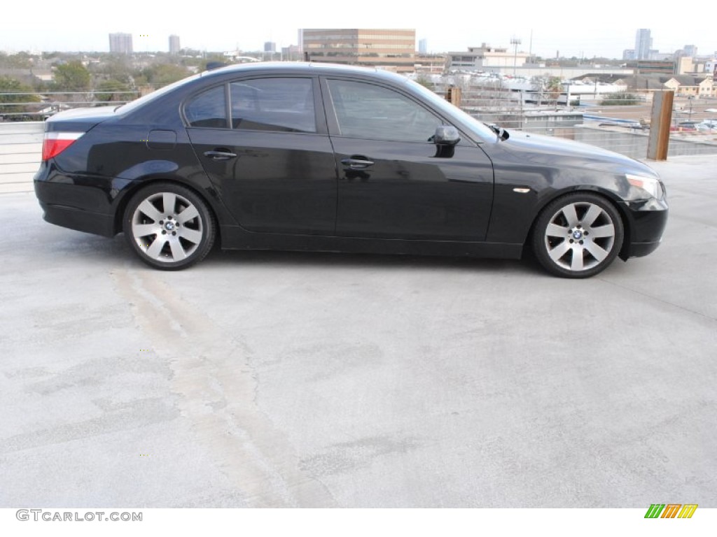 Jet Black 2005 BMW 5 Series 530i Sedan Exterior Photo #76533938