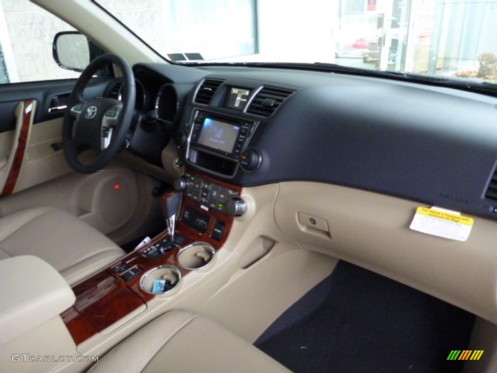 2013 Highlander Limited 4WD - Sizzling Crimson Mica / Sand Beige photo #10