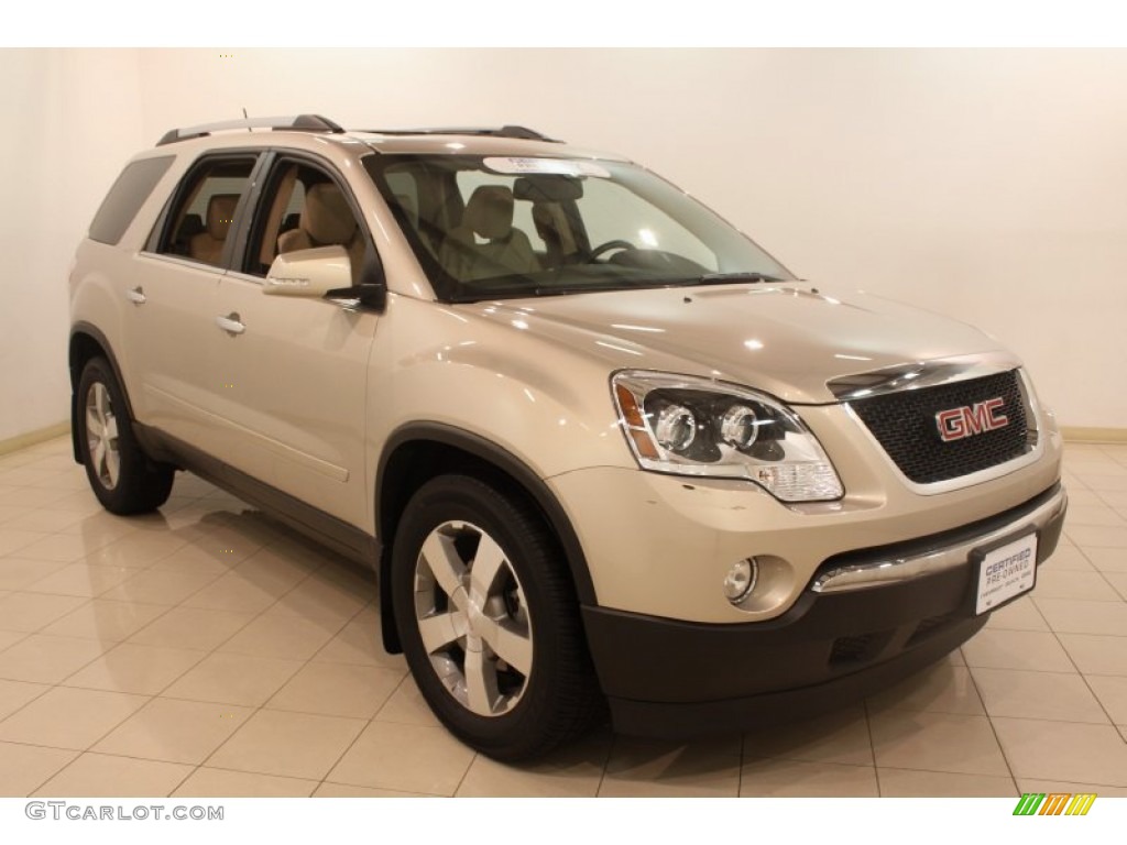 2011 Acadia SLT AWD - Gold Mist Metallic / Cashmere photo #1