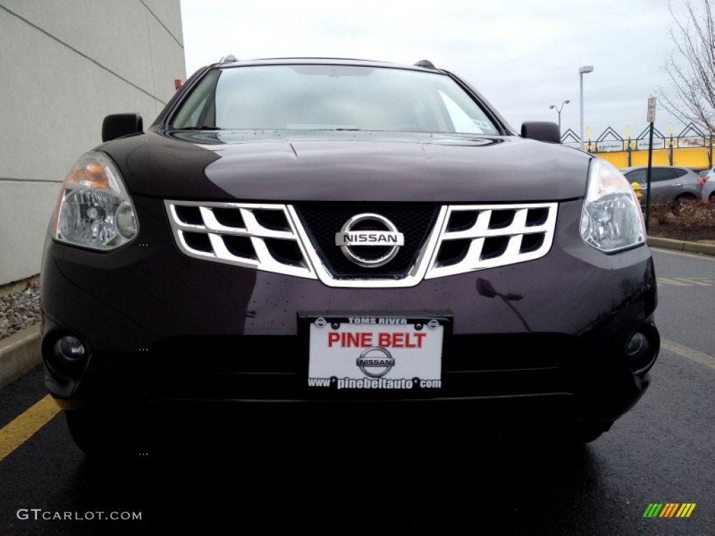 2011 Rogue SV AWD - Black Amethyst / Black photo #2