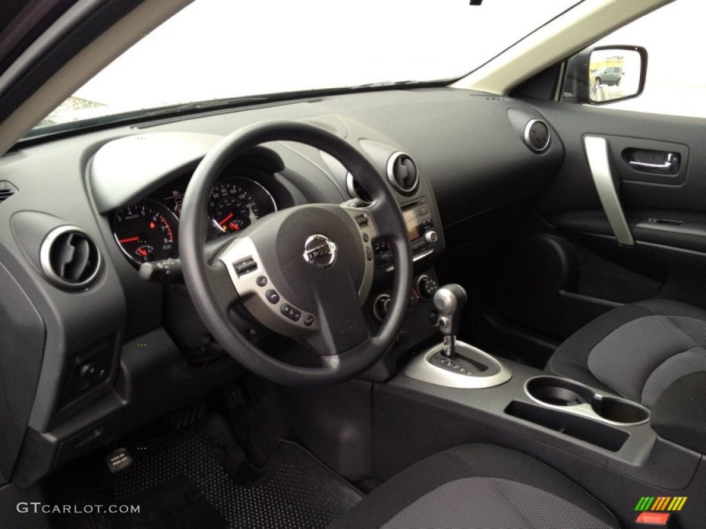 2011 Rogue SV AWD - Black Amethyst / Black photo #9