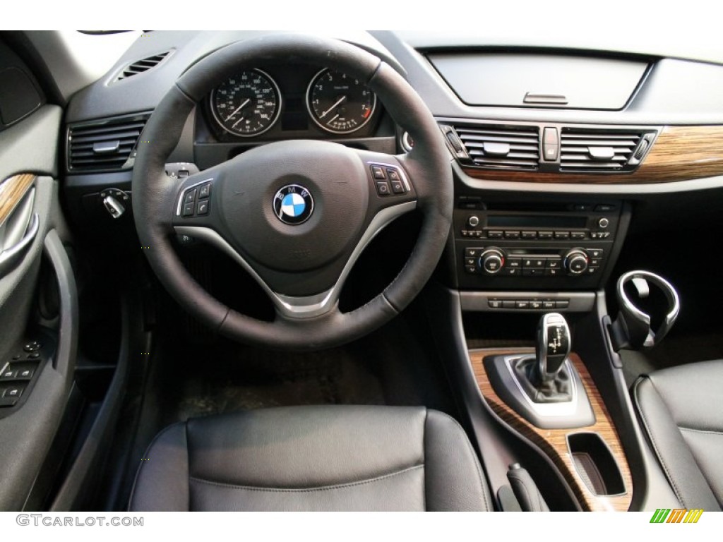 2013 BMW X1 xDrive 28i Black Dashboard Photo #76536098