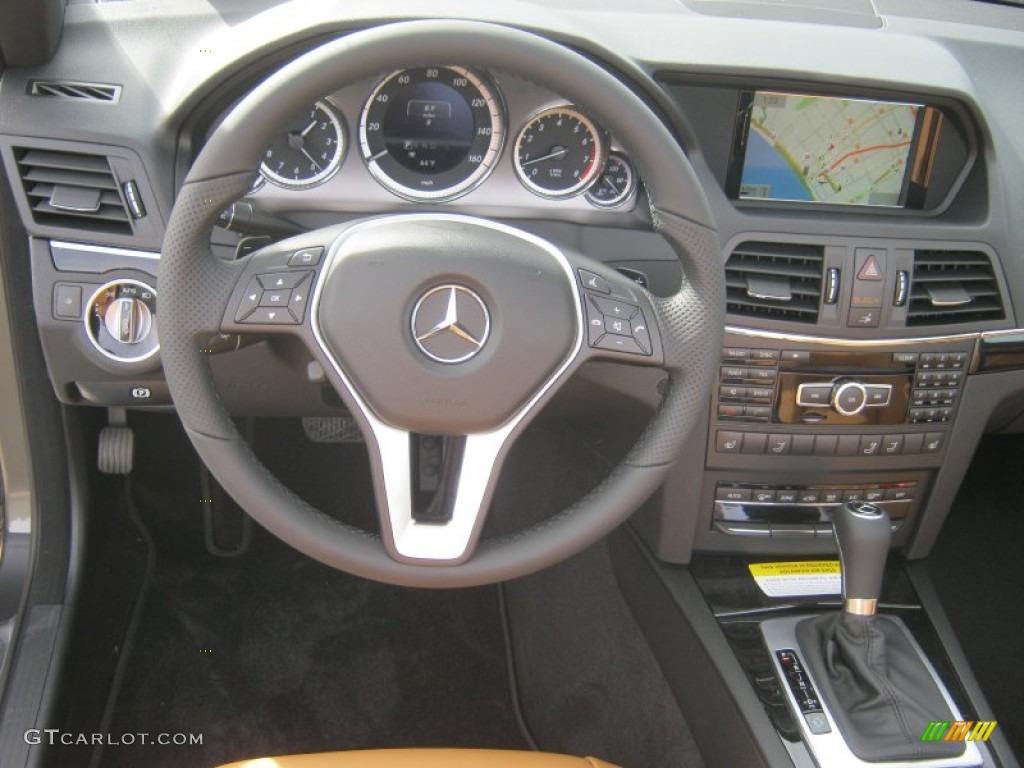 2013 E 350 Cabriolet - Olivine Grey Metallic / Natural Beige/Black photo #7