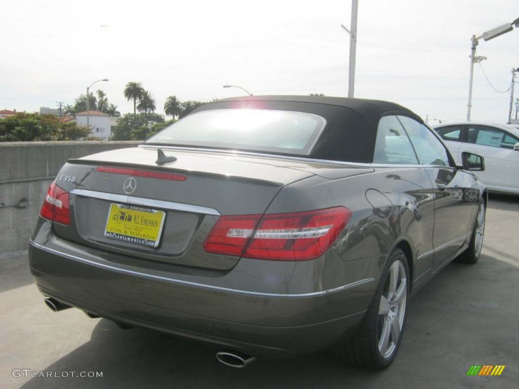 2013 E 350 Cabriolet - Olivine Grey Metallic / Natural Beige/Black photo #8