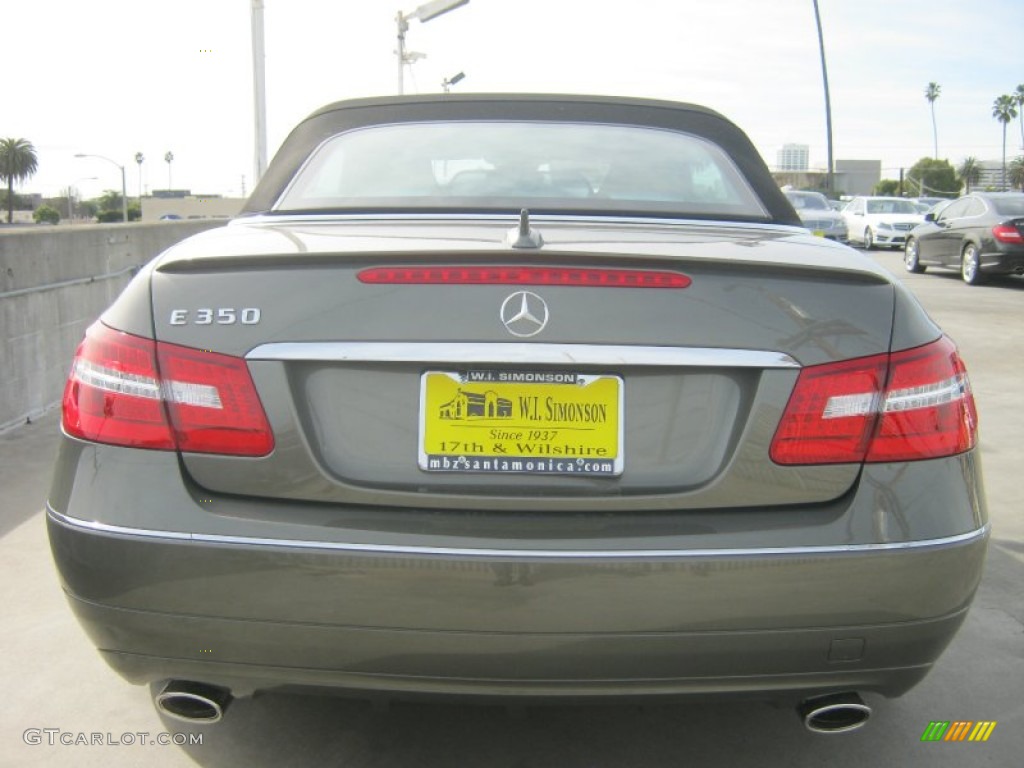 2013 E 350 Cabriolet - Olivine Grey Metallic / Natural Beige/Black photo #9