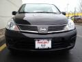 2009 Super Black Nissan Versa 1.8 S Hatchback  photo #2