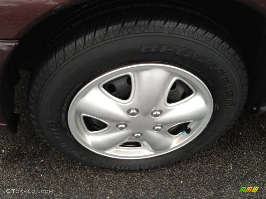 1998 Altima GXE - Black Cherry Pearl Metallic / Tan photo #3