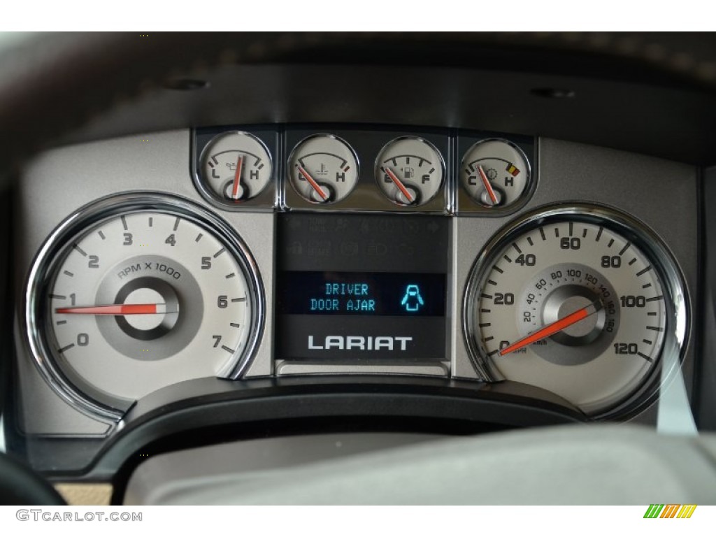 2010 Ford F150 Lariat SuperCrew Gauges Photo #76537789