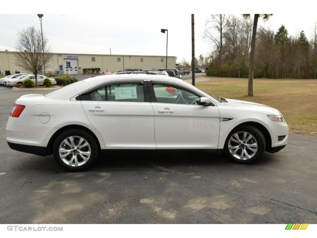 White Suede Metallic 2010 Ford Taurus SEL Exterior Photo #76538013