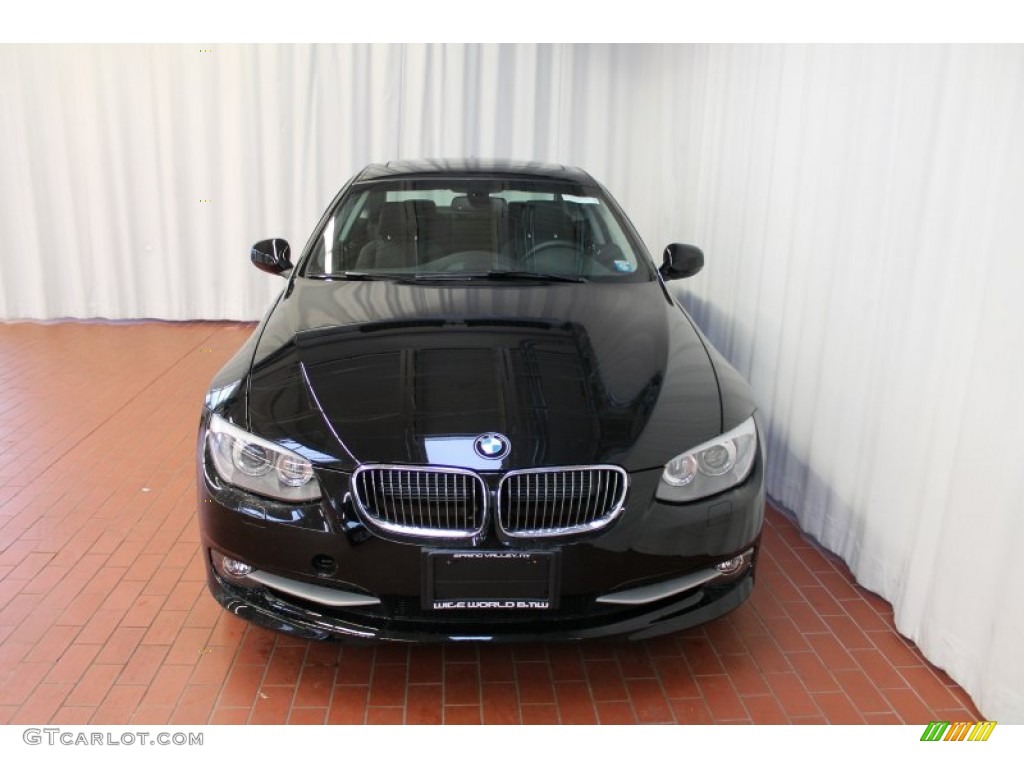 2013 3 Series 328i xDrive Coupe - Jet Black / Black photo #2