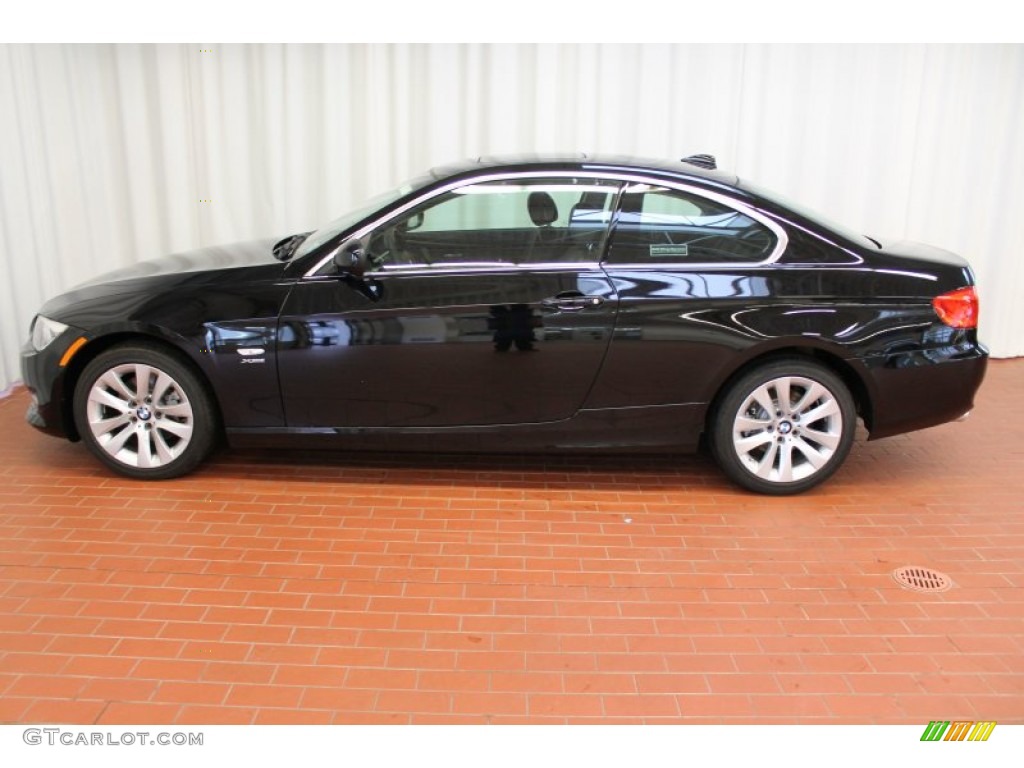 Jet Black 2013 BMW 3 Series 328i xDrive Coupe Exterior Photo #76538096