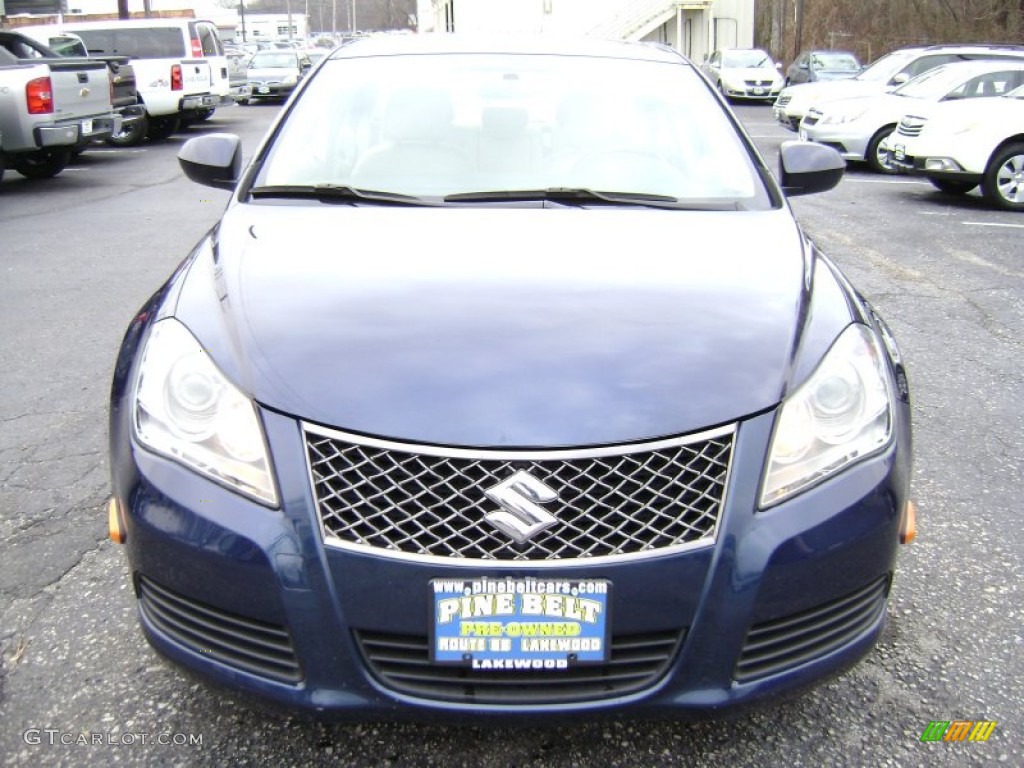 2010 Kizashi SE - Deep Sea Blue Metallic / Beige photo #2