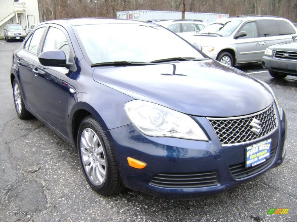 2010 Kizashi SE - Deep Sea Blue Metallic / Beige photo #3