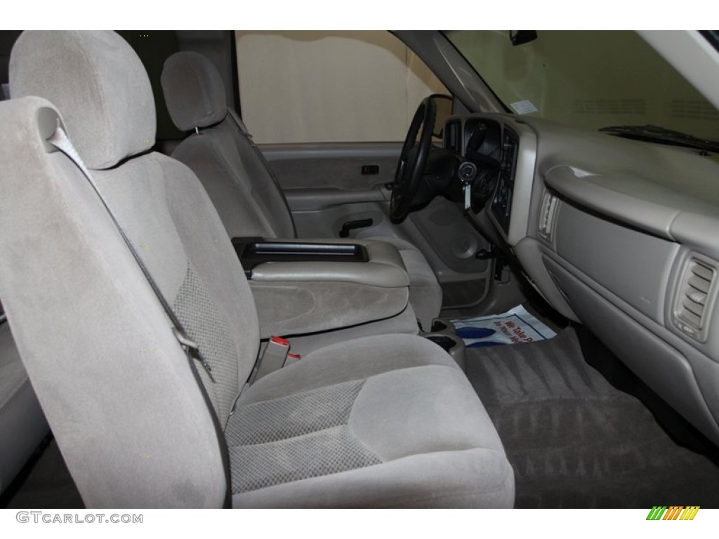 2003 Silverado 1500 LS Extended Cab - Dark Green Metallic / Medium Gray photo #40