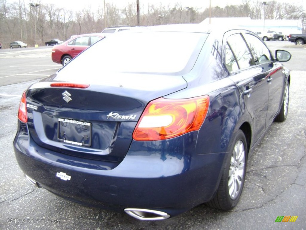 2010 Kizashi SE - Deep Sea Blue Metallic / Beige photo #7