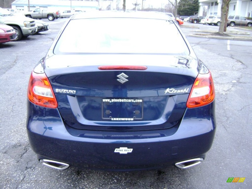 2010 Kizashi SE - Deep Sea Blue Metallic / Beige photo #8