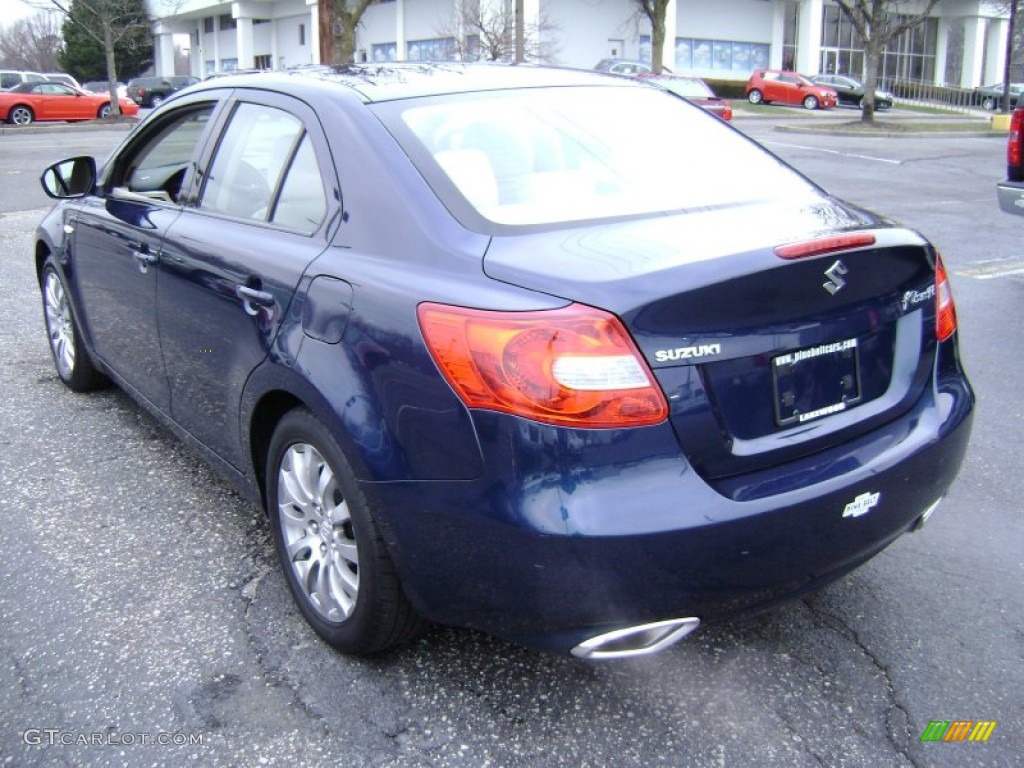 2010 Kizashi SE - Deep Sea Blue Metallic / Beige photo #9