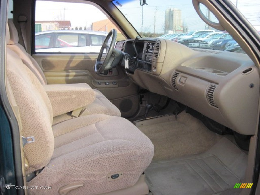 1995 C/K K1500 Silverado Z71 Extended Cab 4x4 - Emerald Green Metallic / Beige photo #5