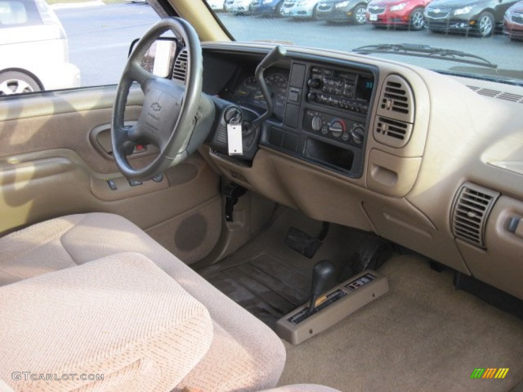 1995 C/K K1500 Silverado Z71 Extended Cab 4x4 - Emerald Green Metallic / Beige photo #8