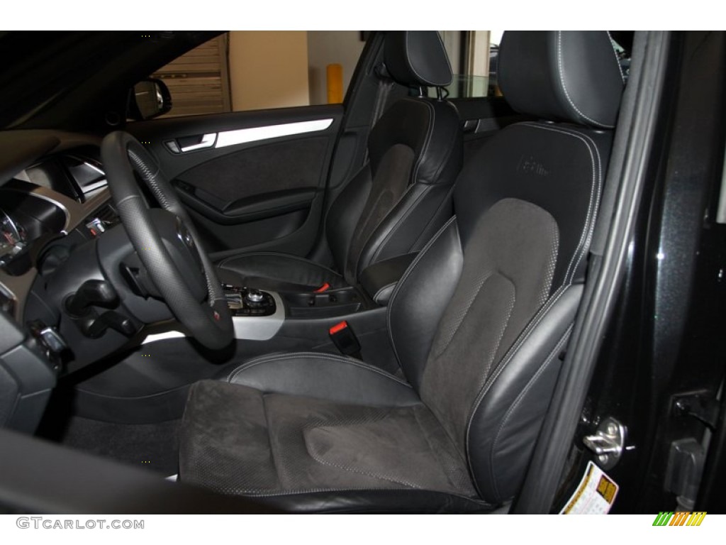 Black S Line Interior 2010 Audi A4 2.0T quattro Sedan Photo #76539113