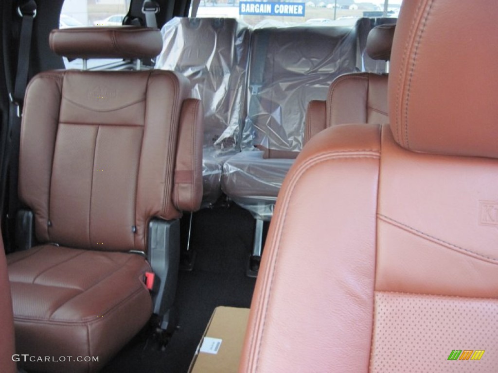 2013 Ford Expedition King Ranch 4x4 Rear Seat Photo #76539846