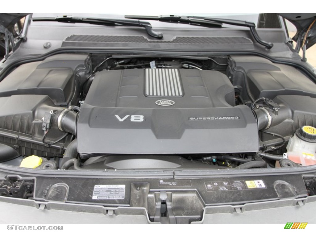 2011 Land Rover Range Rover Sport Supercharged 5.0 Liter Supercharged GDI DOHC 32-Valve DIVCT V8 Engine Photo #76540424