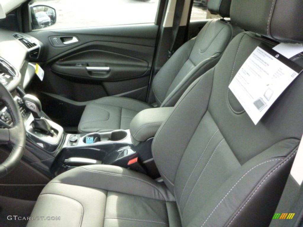 Charcoal Black Interior 2013 Ford Escape Titanium 2.0L EcoBoost 4WD Photo #76540460
