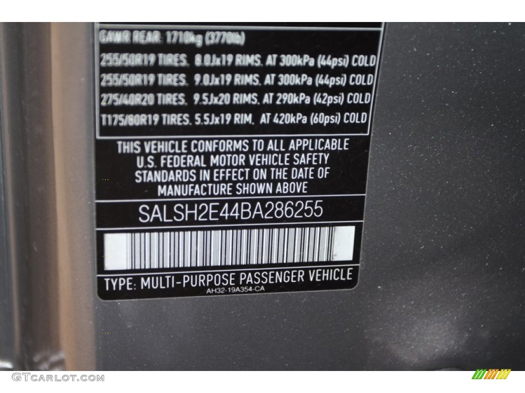 2011 Range Rover Sport Supercharged - Stornoway Grey Metallic / Ebony/Ebony photo #38