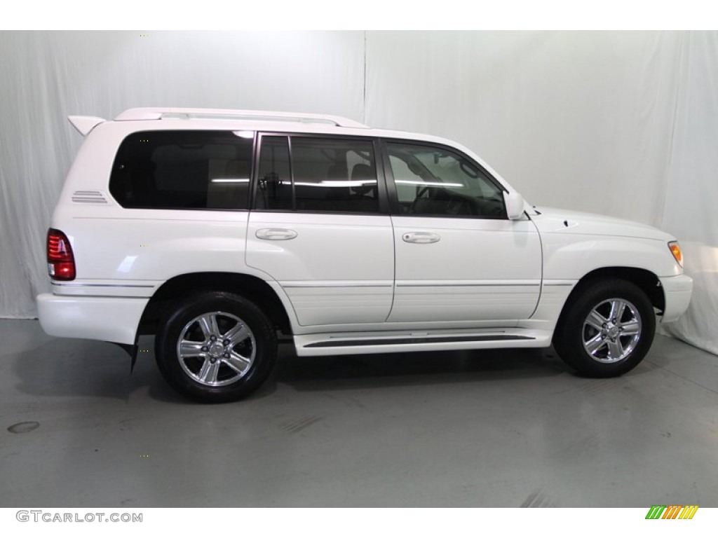 2006 LX 470 - Crystal White / Ivory photo #10