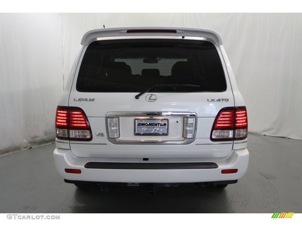 2006 LX 470 - Crystal White / Ivory photo #14