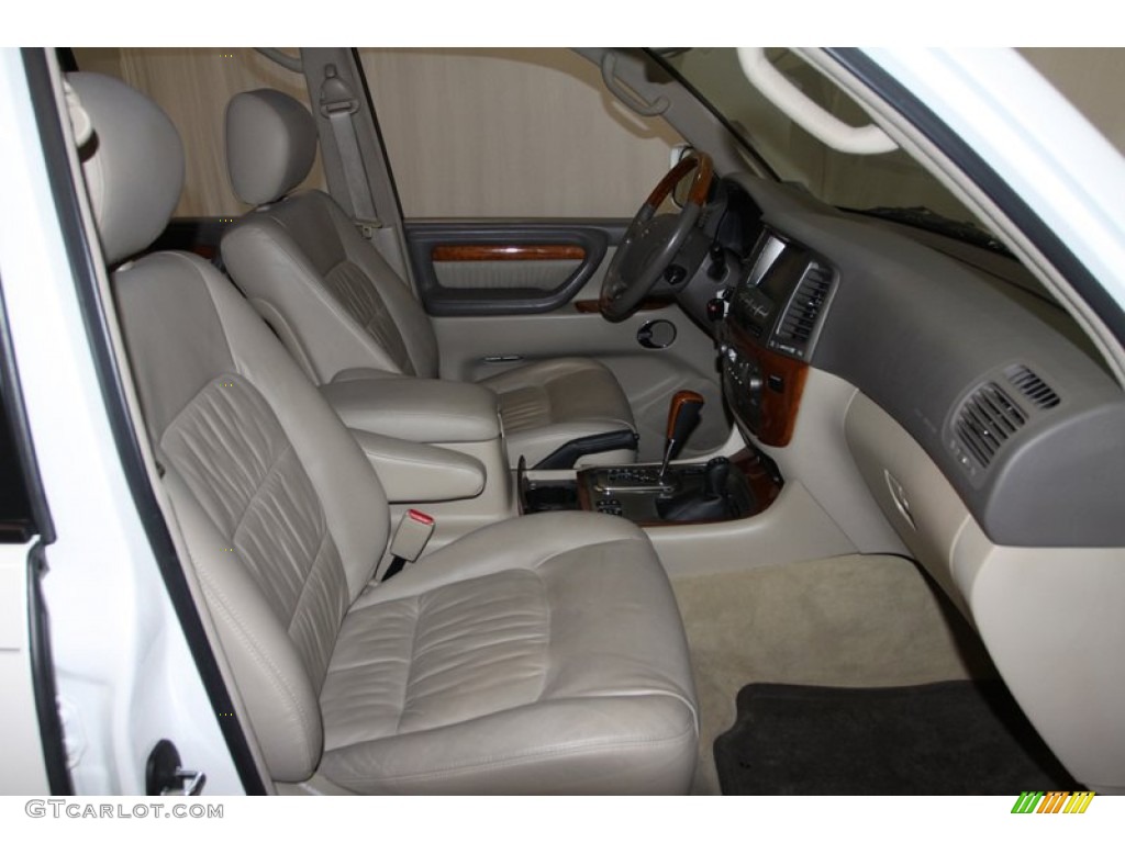 2006 LX 470 - Crystal White / Ivory photo #55