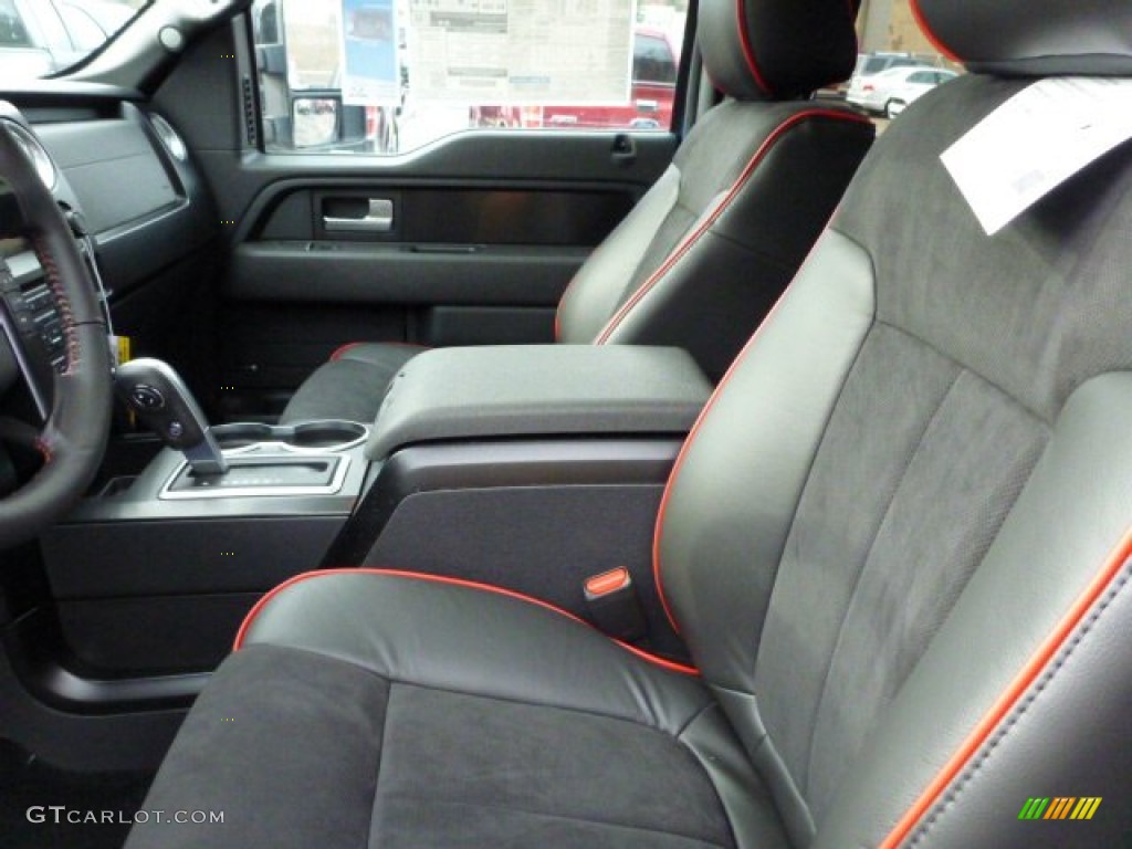 FX Sport Appearance Black/Red Interior 2013 Ford F150 FX4 SuperCrew 4x4 Photo #76541662