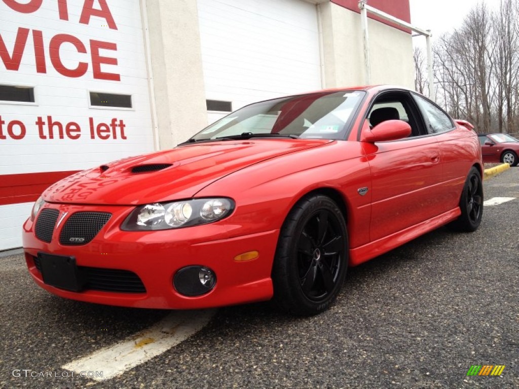 Torrid Red Pontiac GTO