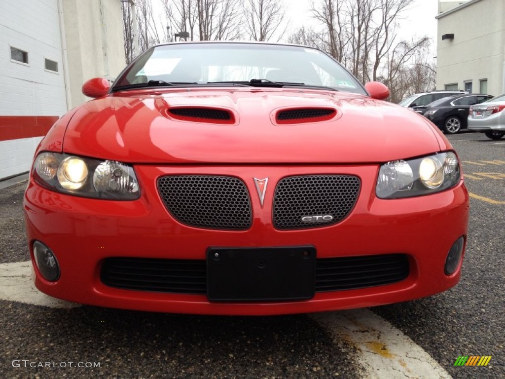 2006 GTO Coupe - Torrid Red / Black photo #2