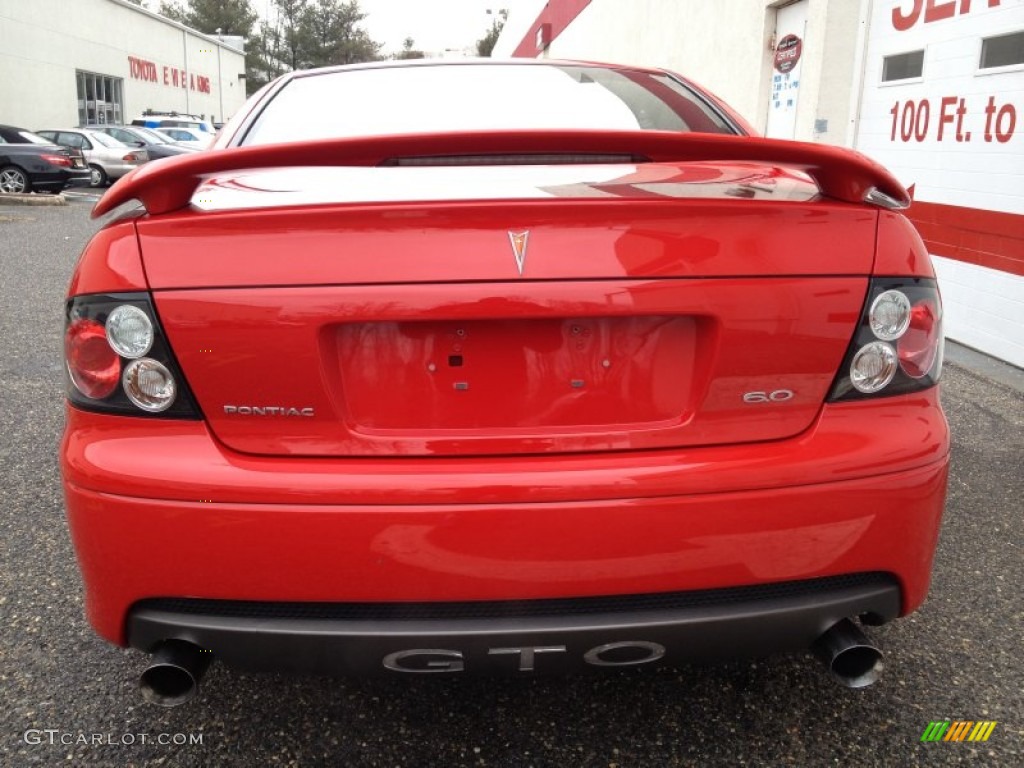 2006 GTO Coupe - Torrid Red / Black photo #5