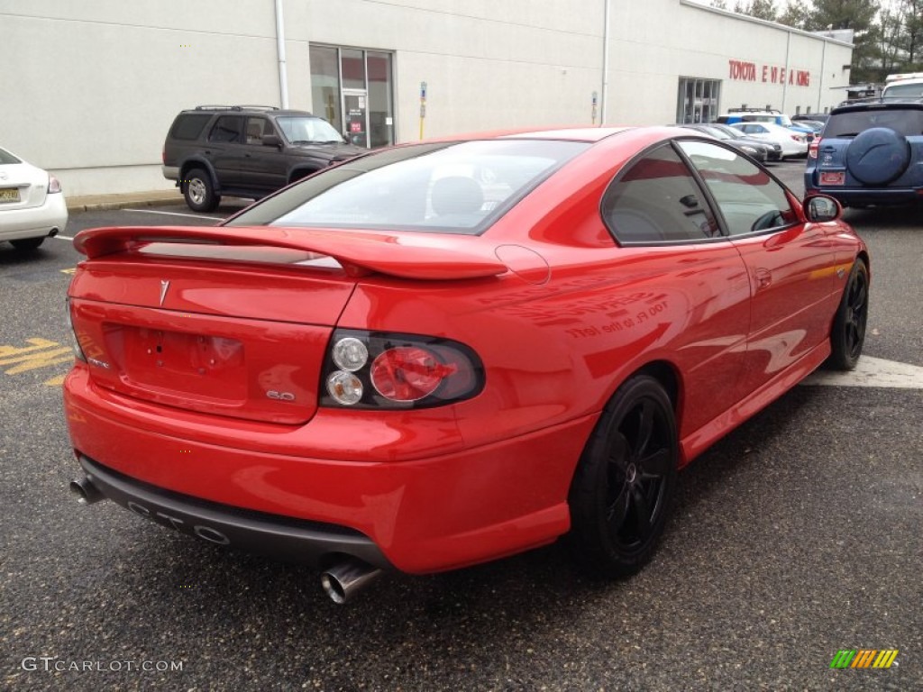2006 GTO Coupe - Torrid Red / Black photo #6