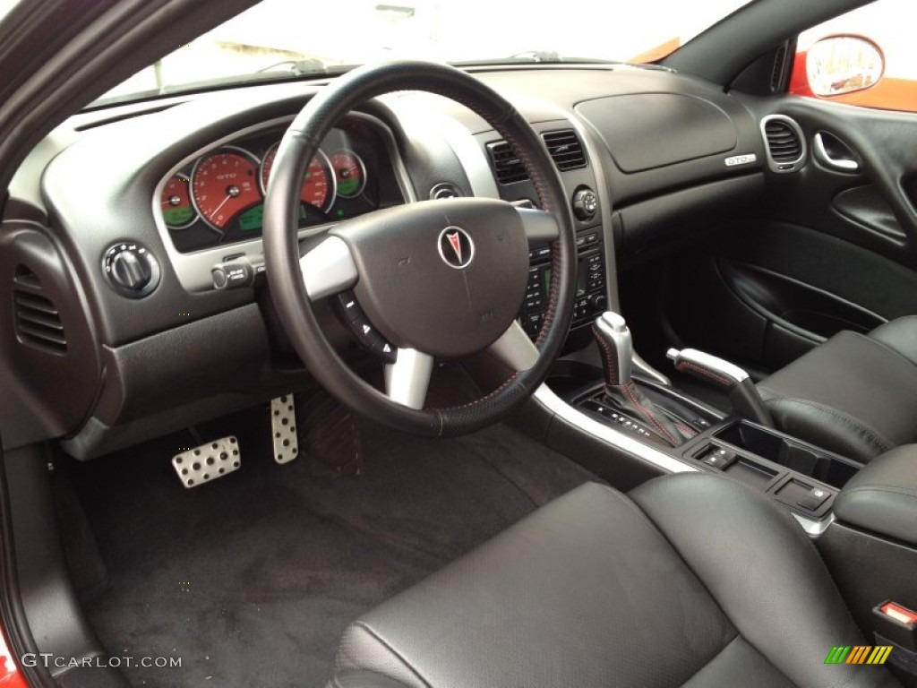 Black Interior 2006 Pontiac GTO Coupe Photo #76541942