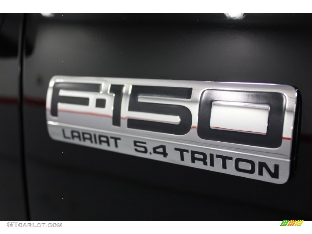 2006 F150 Lariat SuperCrew 4x4 - Black / Black photo #23