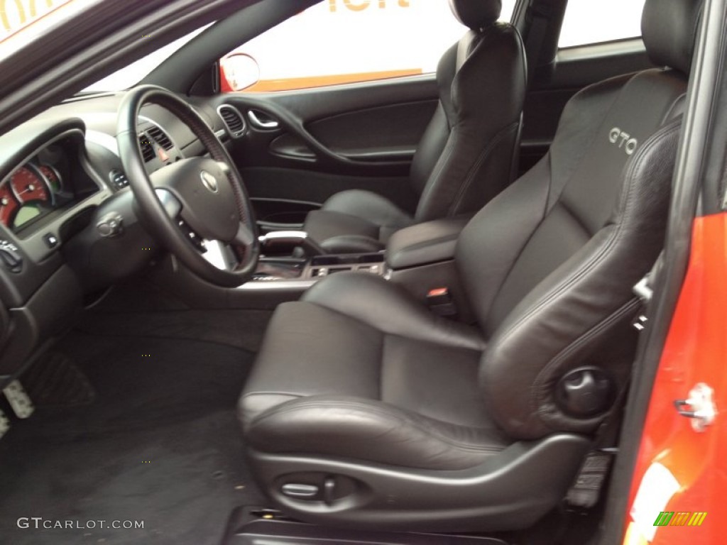 Black Interior 2006 Pontiac GTO Coupe Photo #76541959