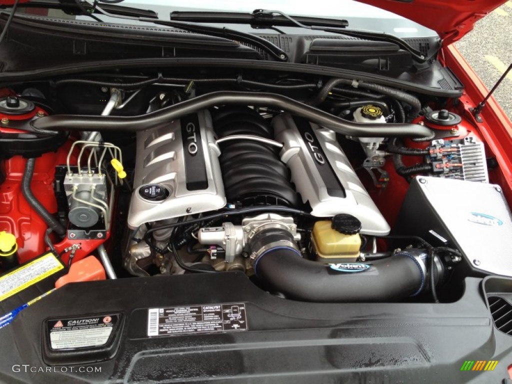 2006 Pontiac GTO Coupe 6.0 Liter OHV 16 Valve LS2 V8 Engine Photo #76542184