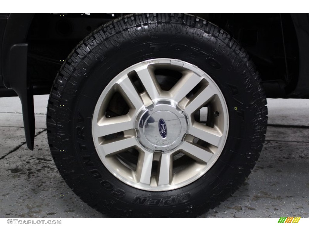 2006 F150 Lariat SuperCrew 4x4 - Black / Black photo #36