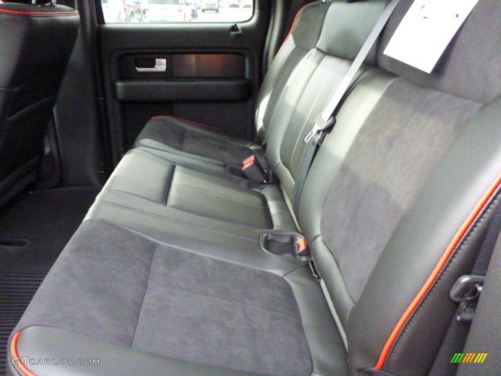 FX Sport Appearance Black/Red Interior 2013 Ford F150 FX4 SuperCrew 4x4 Photo #76542218